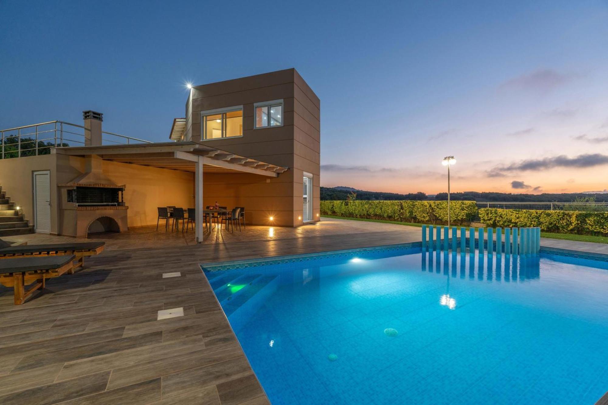 Villa Ariella With Sea View Agia Marina Zewnętrze zdjęcie