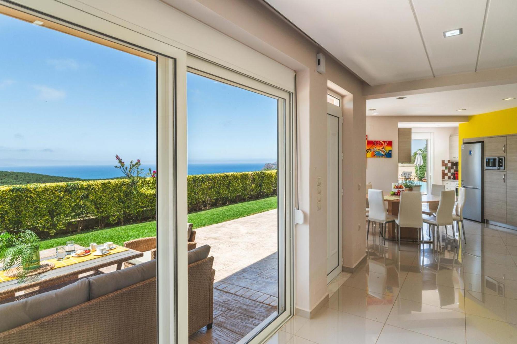 Villa Ariella With Sea View Agia Marina Zewnętrze zdjęcie