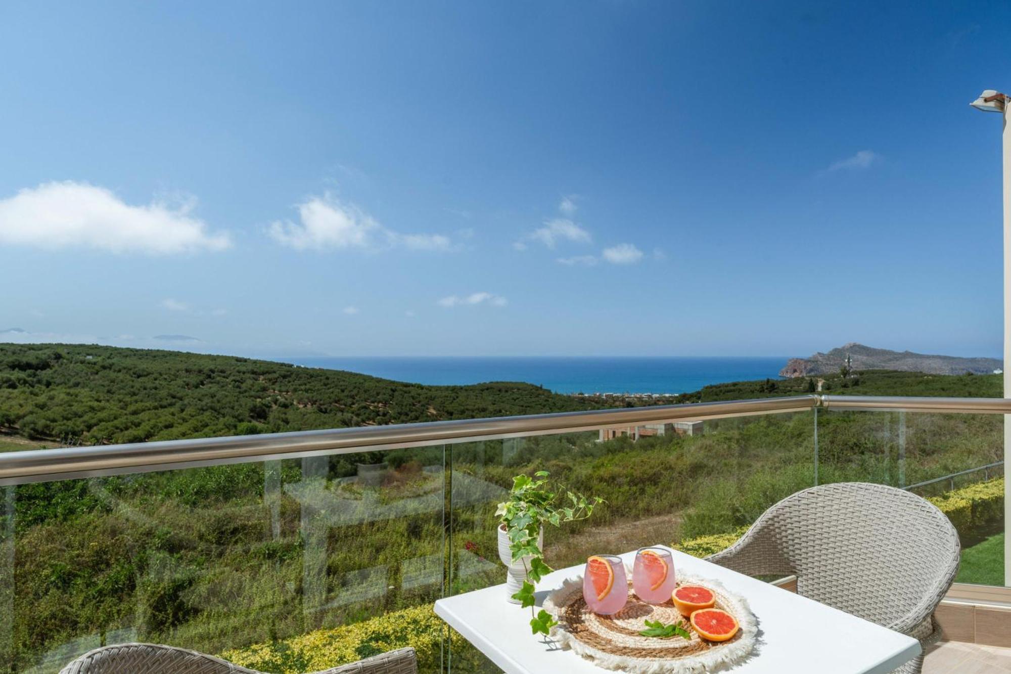 Villa Ariella With Sea View Agia Marina Zewnętrze zdjęcie