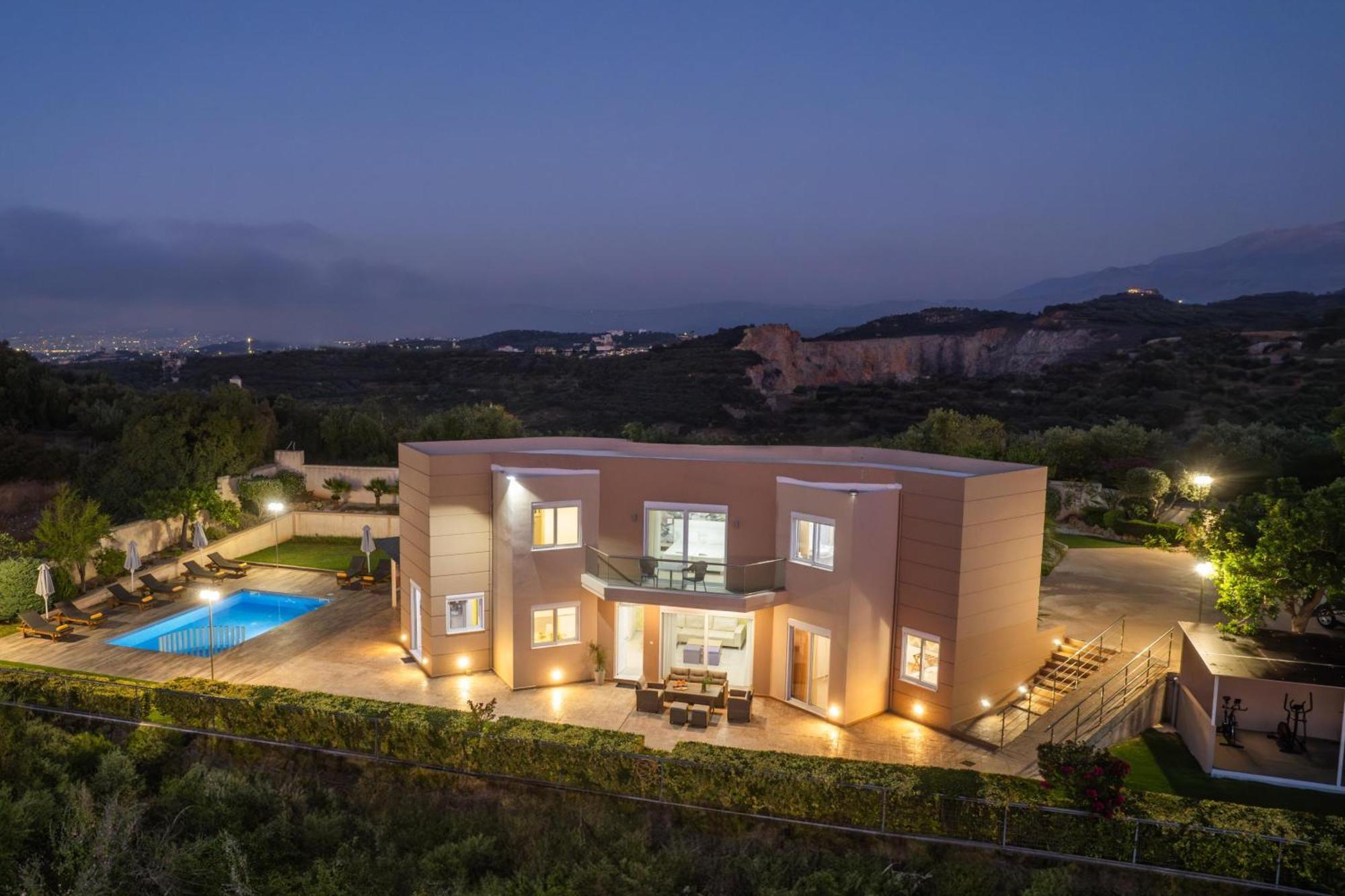 Villa Ariella With Sea View Agia Marina Zewnętrze zdjęcie