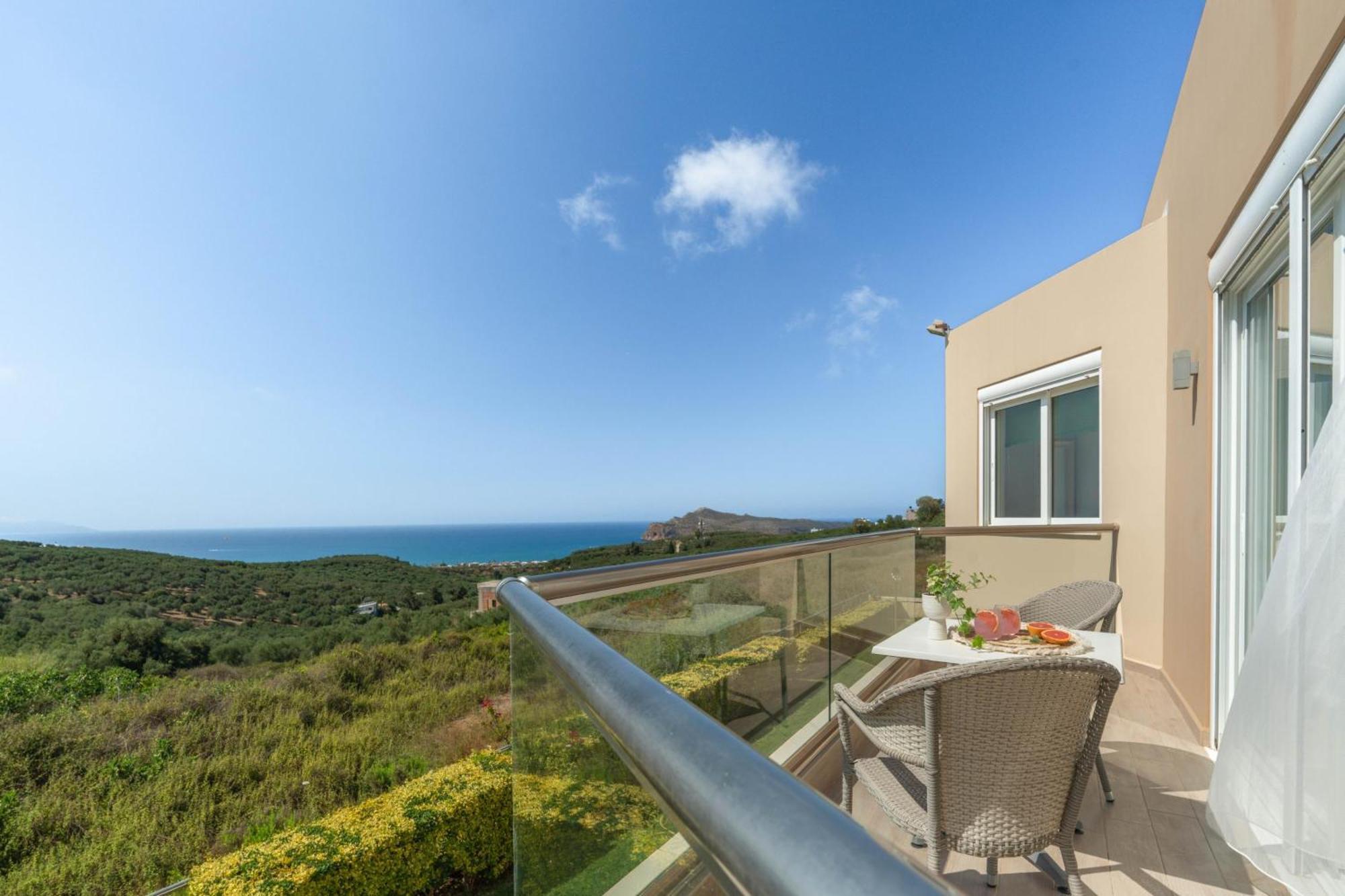 Villa Ariella With Sea View Agia Marina Zewnętrze zdjęcie