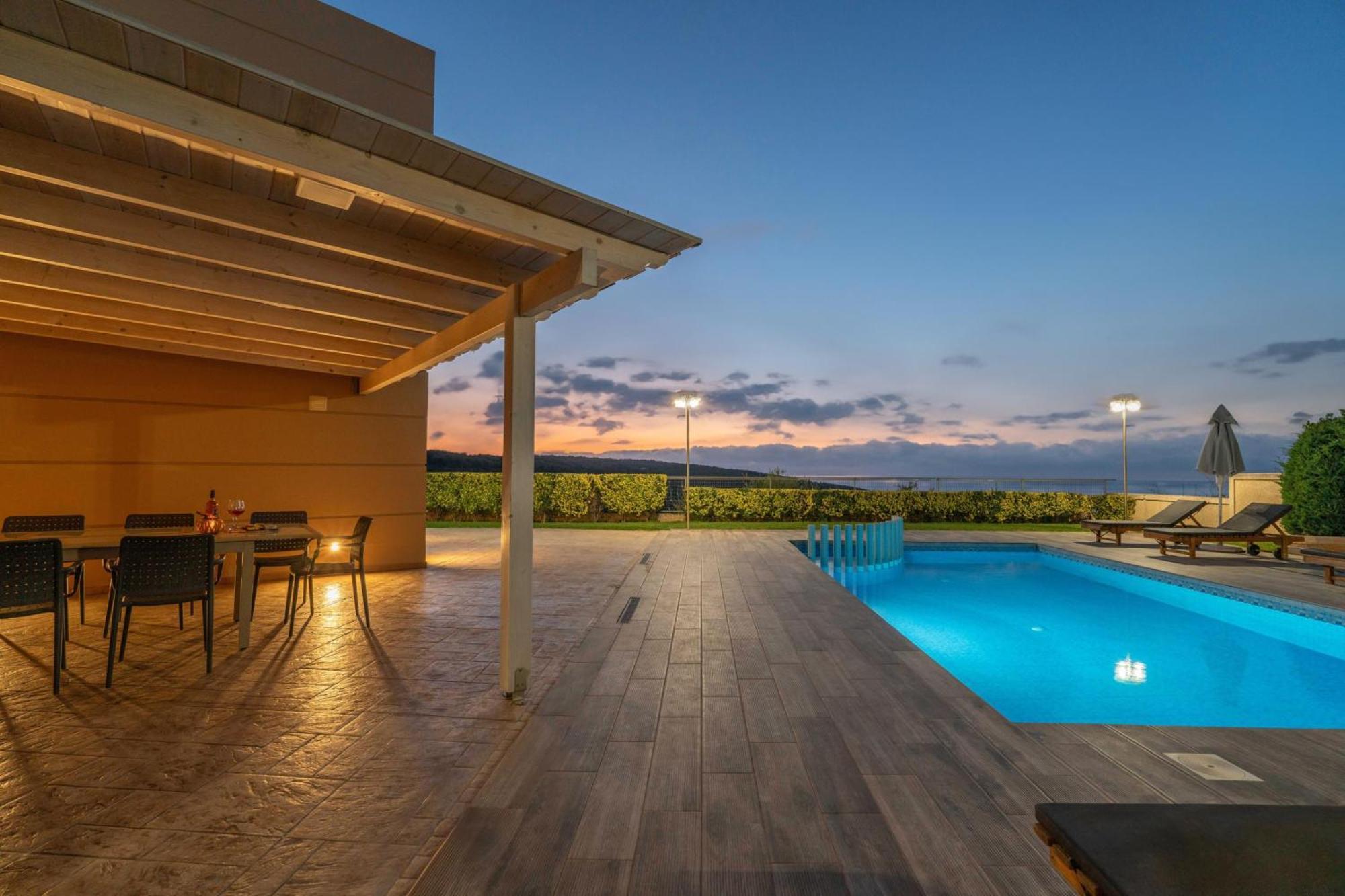 Villa Ariella With Sea View Agia Marina Zewnętrze zdjęcie