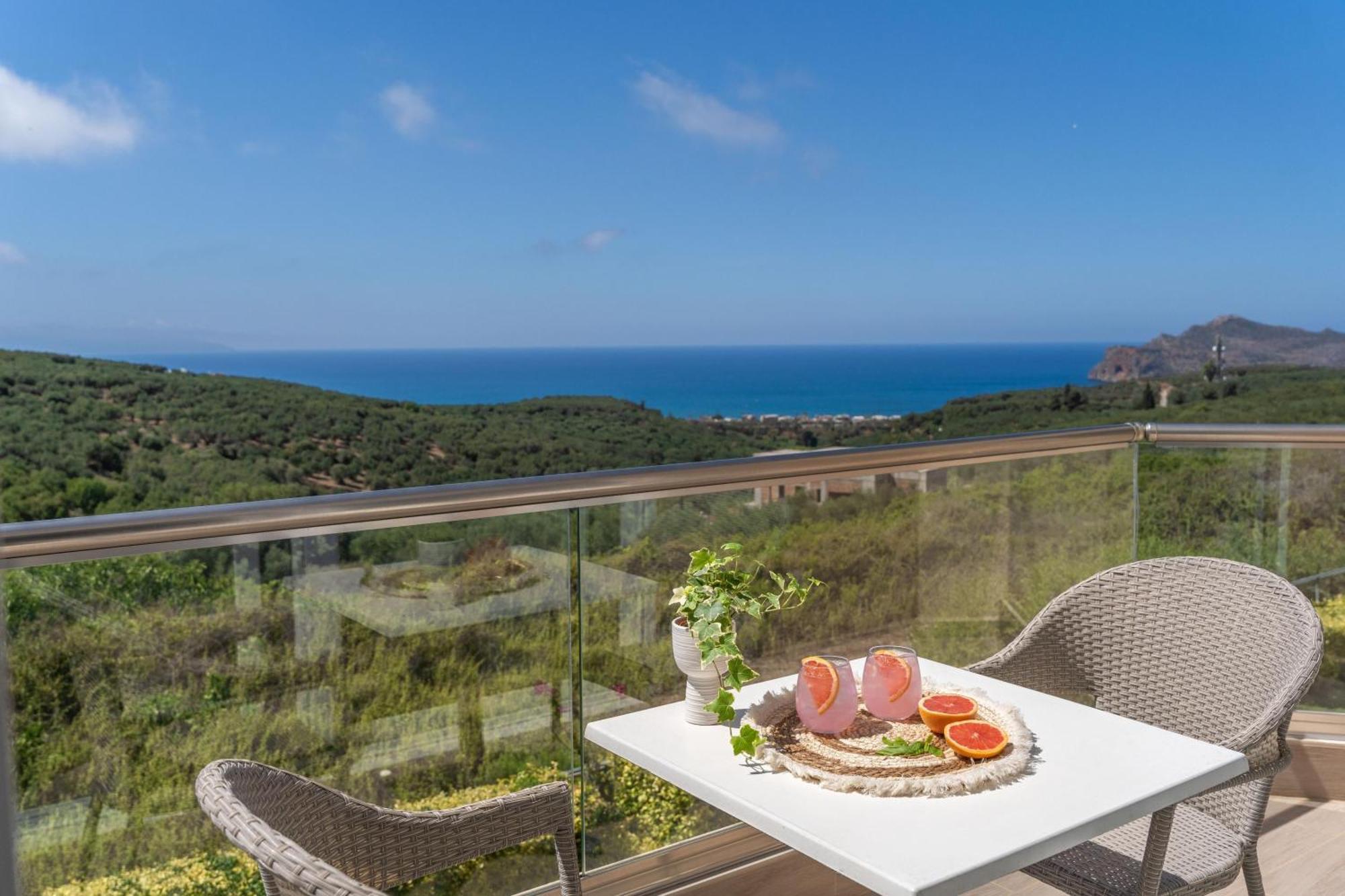 Villa Ariella With Sea View Agia Marina Zewnętrze zdjęcie