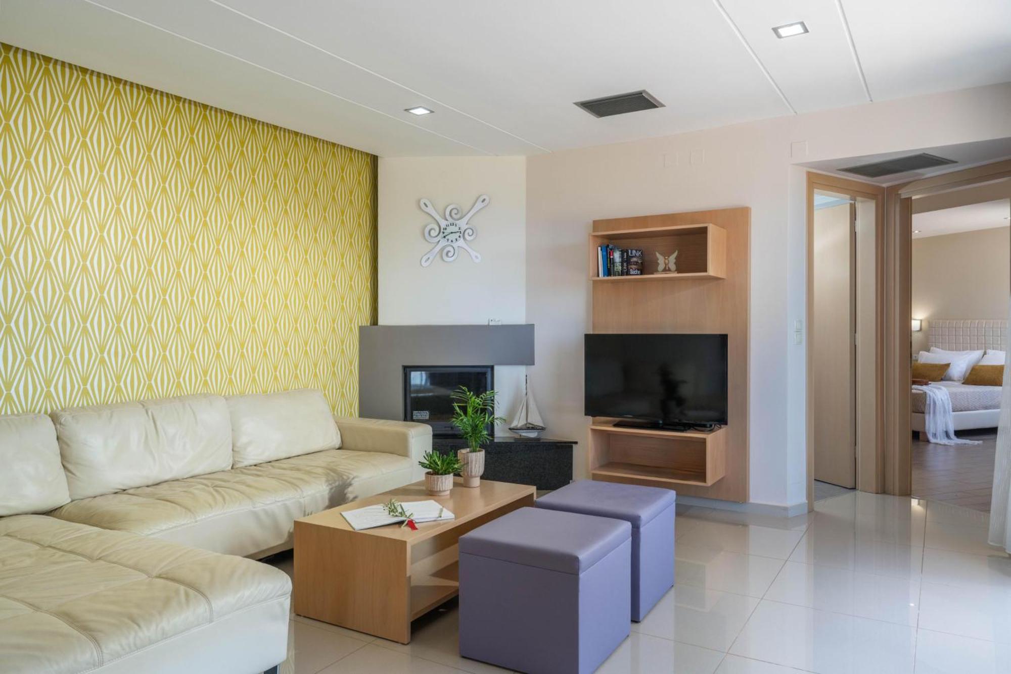 Villa Ariella With Sea View Agia Marina Zewnętrze zdjęcie