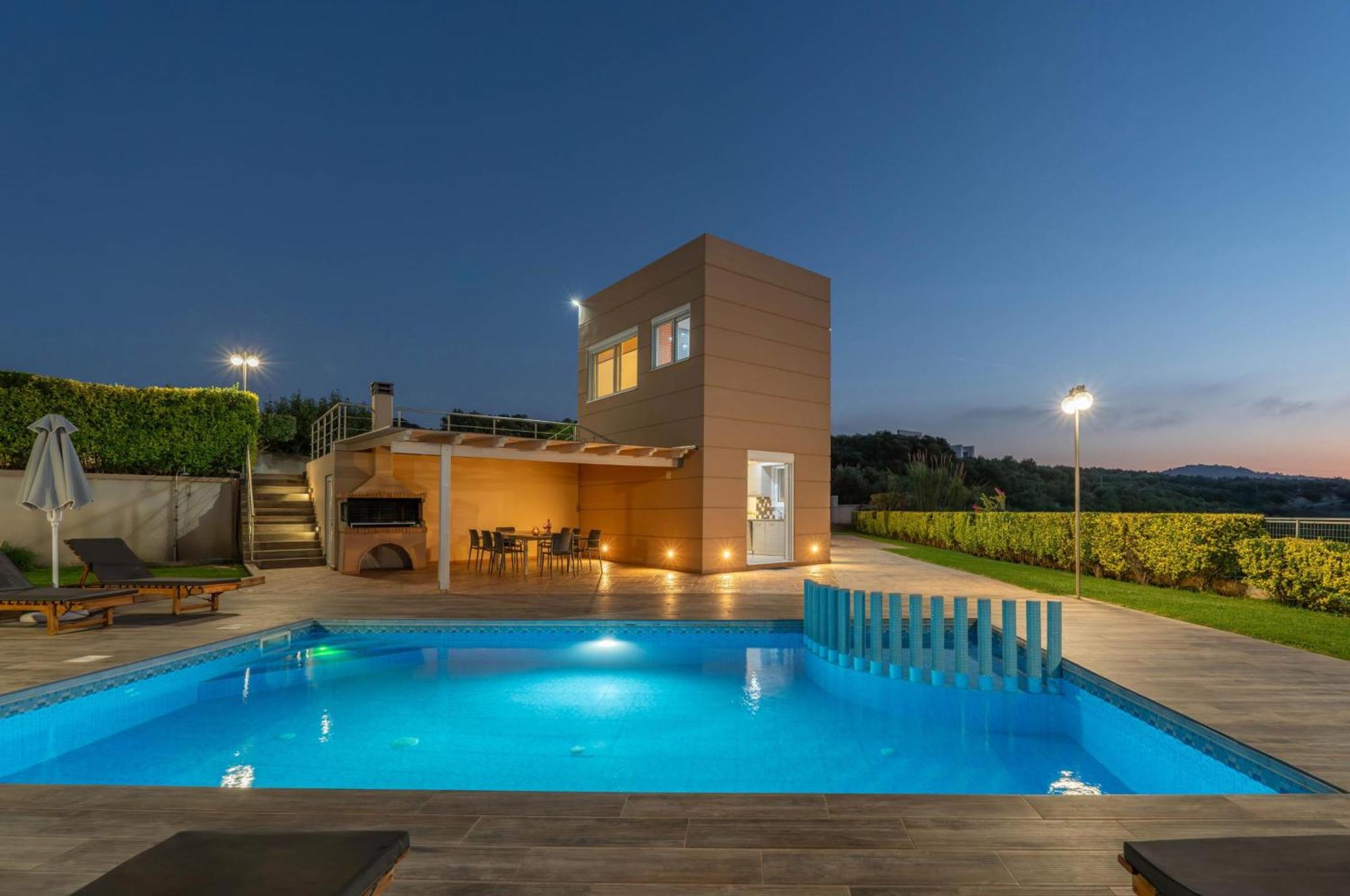 Villa Ariella With Sea View Agia Marina Zewnętrze zdjęcie